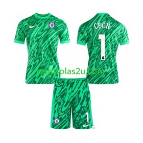 Camisolas de futebol Chelsea CECH 1 Guarda Redes Criança Equipamento 3ª 2024/25 Manga Curta